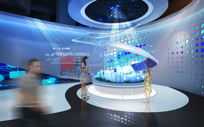 富士康天津展廳一期設(shè)計(jì)裝修